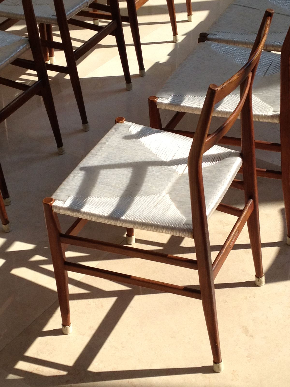 Sedie Superleggera di Gio Ponti al Monastero del Carmelo
